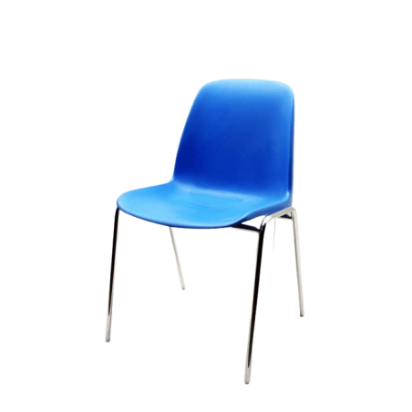 silla colectiva pvc  azul