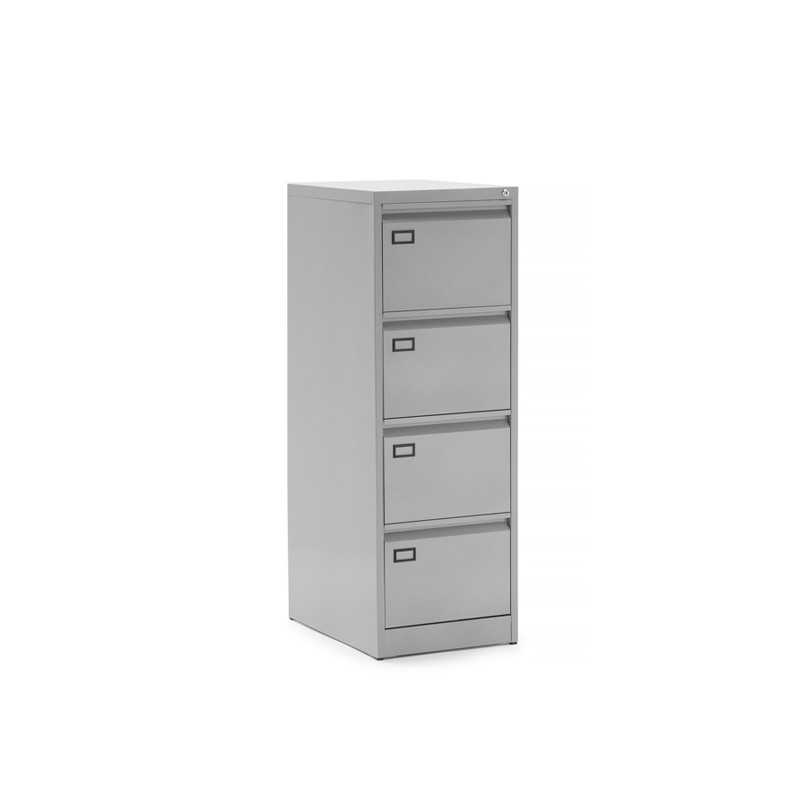 Archivador metálico Denver en blanco o gris con 4 cajones multiformato Archivador metálico Denver en blanco o gris con 4 cajones multiformato