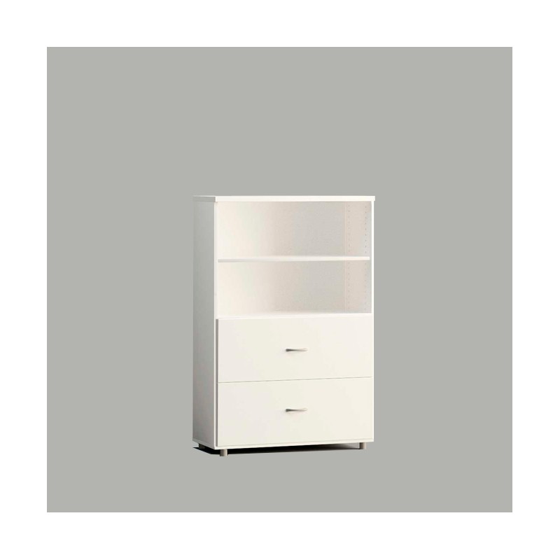 Armario medio con puertas bajas de archivador en melamina color a elegir Armario medio con puertas bajas de archivador en melamina color a elegir