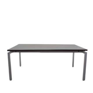 Mesa juntas con tapa en ceniza y estructura gris