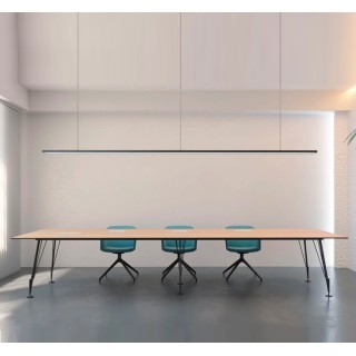 Mesa de reuniones o de juntas rectangular o redonda