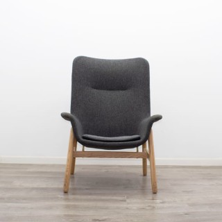 sillón espera gris ikea