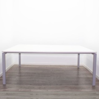 Mesa de juntas blanca de 162cm