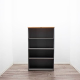 Armario medio diáfano en gris de 89cm