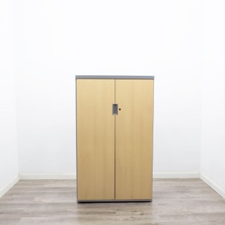Armario medio metálico todo puertas arce de 80cm
