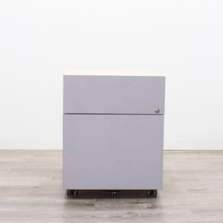 Cajonera cajón y archivo en arce y gris