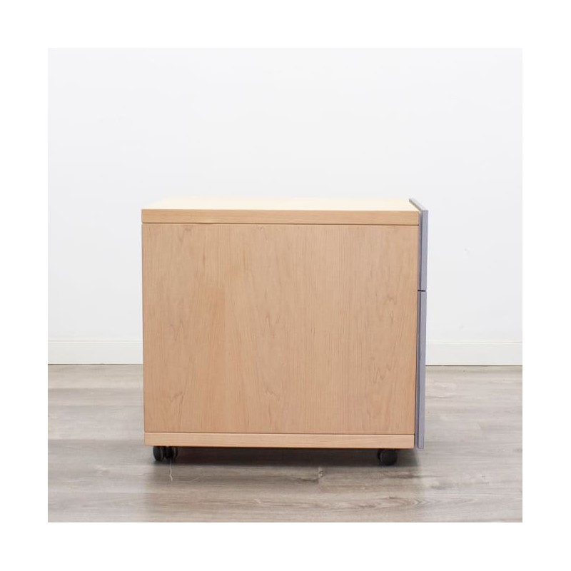 Cajonera cajón y archivo en arce y gris