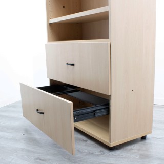 Armario archivador alto con puertas bajas de 92cm