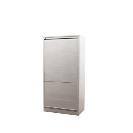 Archivador metálico con puerta persiana de 80cm