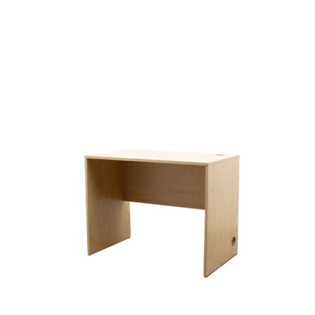 Mesa operativa en maple pata panel de 98cm