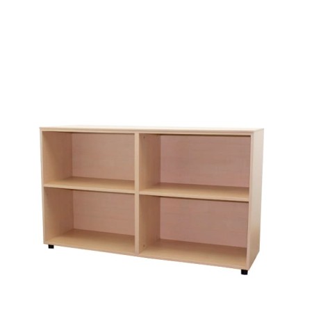 Armario bajo diáfano maple de 160cm
