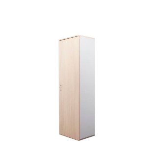 Armario alto todo puerta gris y roble de 60cm
