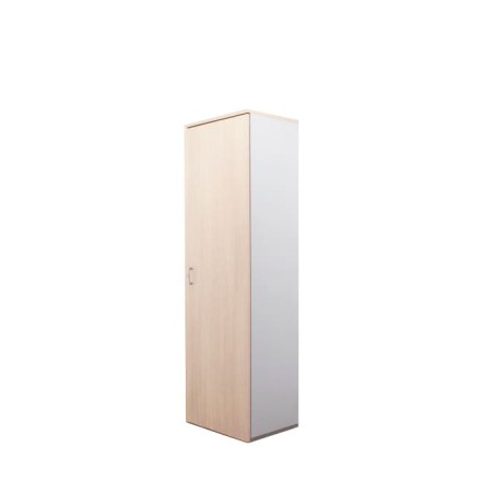 Armario alto todo puerta gris y roble de 60cm