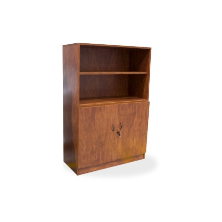 Armario medio puertas bajas en nogal de 92,5cm