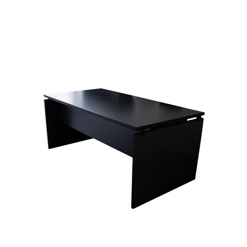 Mesa de direccion en pata panel color negro con faldón