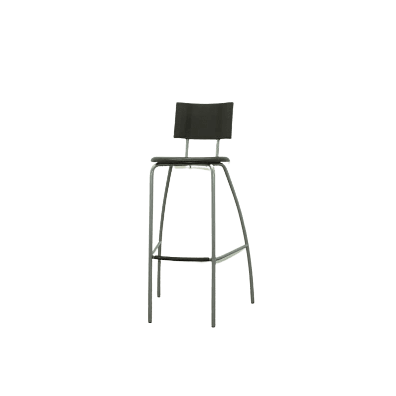 Silla colectividad negra pvc alta Silla colectividad negra pvc alta