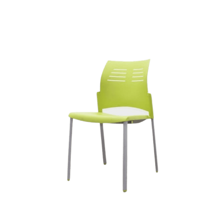 Silla colectividad ACTIU Polipropileno  verde sin brazos