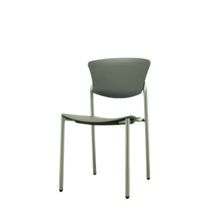 silla colectiva polipropileno gris antracita sin brazos 4 patas