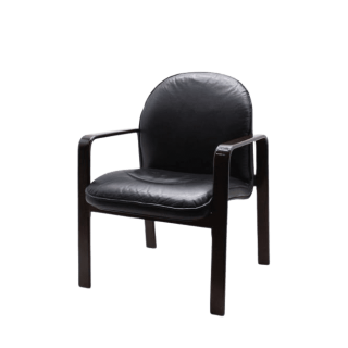 silla confidente napel negro estructura madera